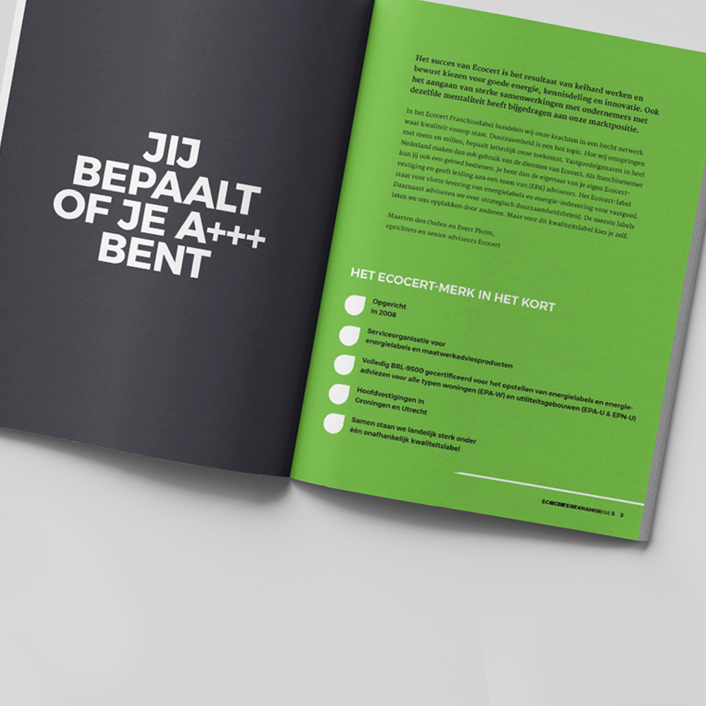 copywriter franchiselabel brochure